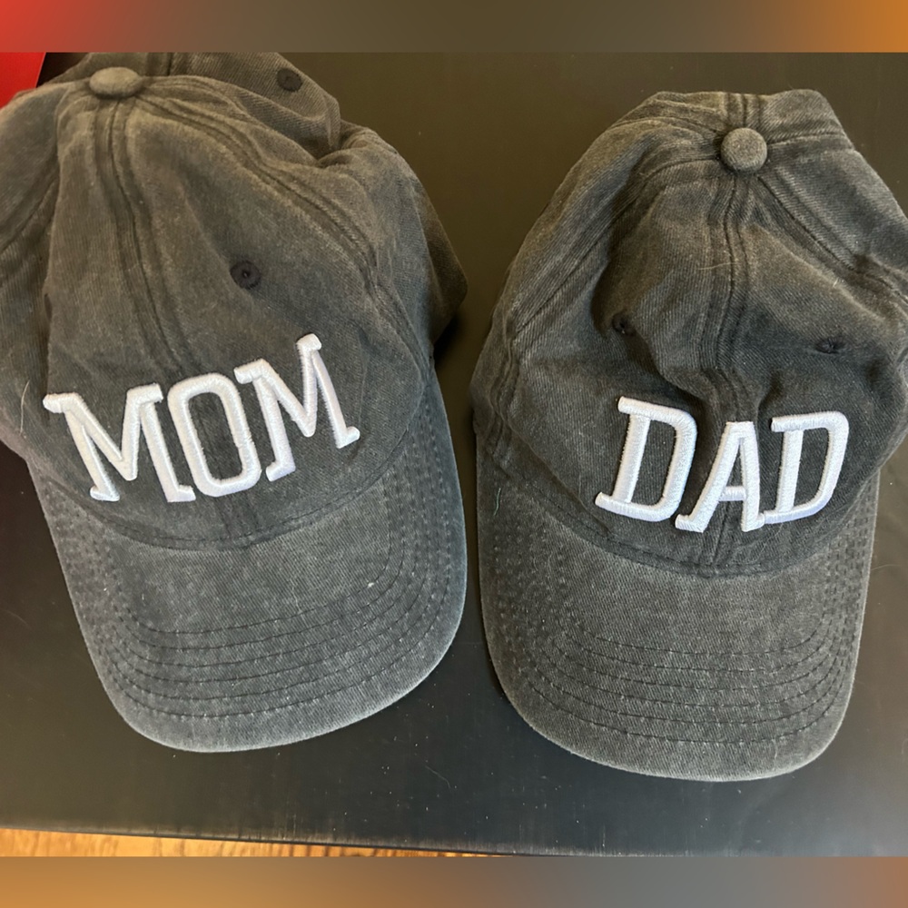 Mom and Dad Baseball Caps